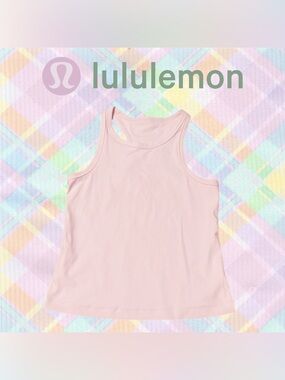 candy blush pink lululemon athletic tank